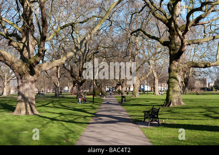 I campi di Londra Inghilterra Hackney Regno Unito Foto Stock