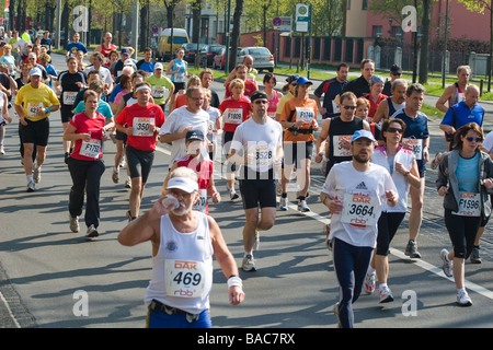 Marathon Start Potsdam Foto Stock