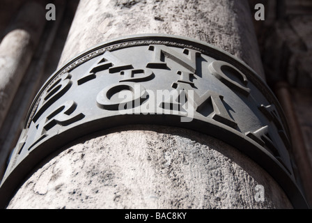 Banca di Roma sede centrale segno Foto Stock