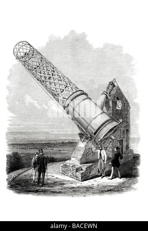 Il grande telescopio equatoriale per Melbourne 1868 Birdwood Avenue sterzabili Foto Stock