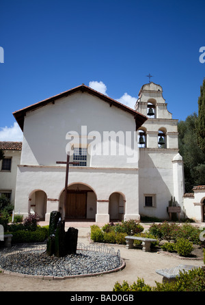 La missione di San Juan Bautista, San Juan Bautista, California, USA. Foto Stock