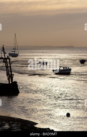 L estuario a Leigh on Sea essex Foto Stock