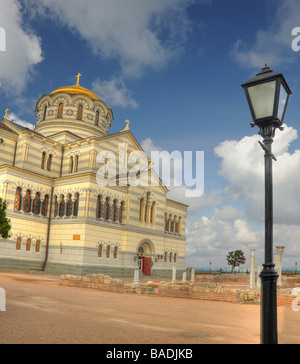 Chiesa la chiesa ortodossa si trova a Sevastopol Crimea Ucraina Foto Stock