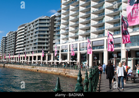 Opera Quay Sydney Harbour Nuovo Galles del Sud Australia Foto Stock