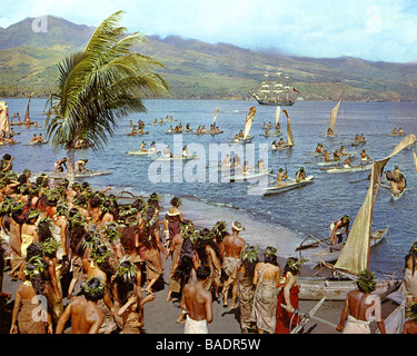 L'ammutinamento del Bounty 1962 film MGM Foto Stock