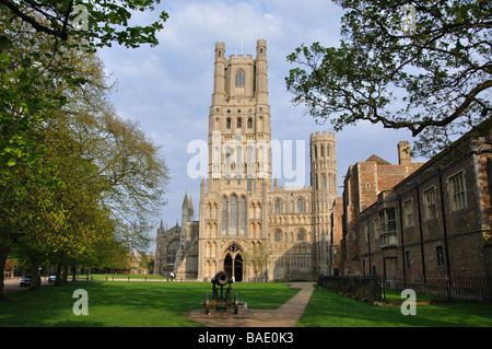 Cattedrale di Ely, Ely, Cambridgeshire, England, Regno Unito Foto Stock