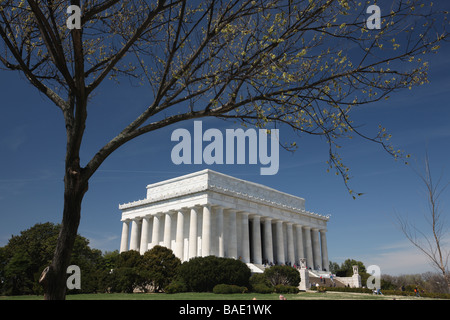 Il Lincoln Memorial sul National Mall di Washington DC Photo Andrew Shurtleff Foto Stock