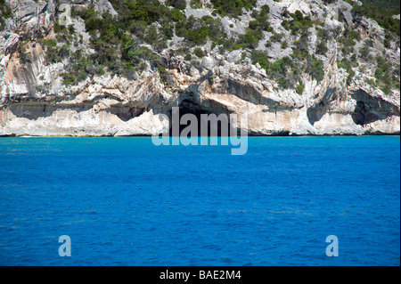 Cala Luna creek, Golfo di Orosei, Sardegna, Italia Foto Stock