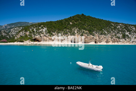 Cala Luna creek, Golfo di Orosei, Sardegna, Italia Foto Stock