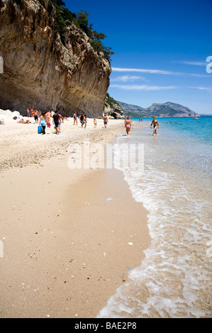 Cala Luna creek, Golfo di Orosei, Sardegna, Italia Foto Stock