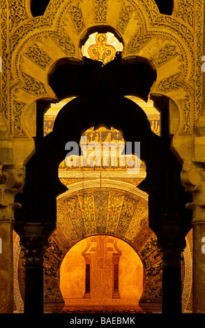 Spagna, Andalusia Cordoba, storico parte classificato come patrimonio mondiale dall'UNESCO, la cattedrale di Cordoba (Mezquita), un ex Foto Stock