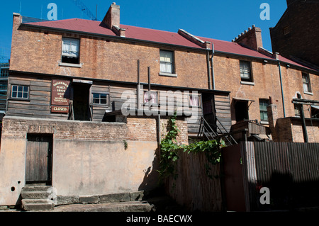 Susannah Place Museum in Gloucester Street Le Rocce NSW Australia Foto Stock