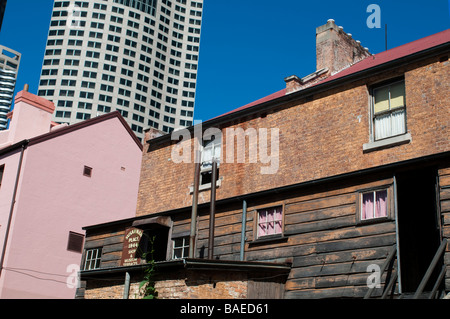 Susannah Place Museum in Gloucester Street Le Rocce NSW Australia Foto Stock