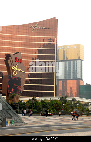 Hotel di lusso, Wynn e MGM Grand, Macau, Cina Foto Stock