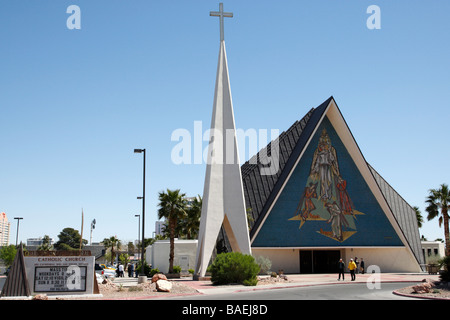 Angelo custode cattedrale chiesa cattolica guardian way las vegas nevada usa Foto Stock