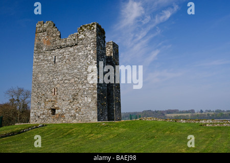 Audley castello, prospiciente Strangford Lough come presenti nel gioco di Troni Foto Stock