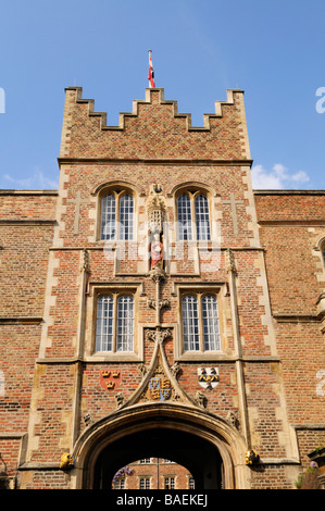 Jesus College Gatehouse Cambridge Inghilterra Regno Unito Foto Stock