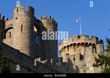 Il Castello di Warwick, Warwick Warwickshire. Foto Stock