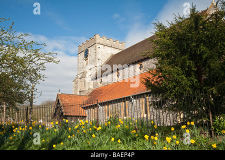 Chiesa di Santa Maria in Streatley on Thames Oxfordshire Uk Foto Stock