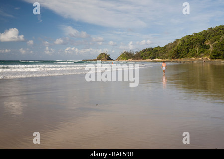 Clarkes Beach e il Pass, Byron Bay, Nuovo Galles del Sud, Australia Foto Stock