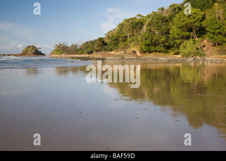 Clarkes Beach e il Pass, Byron Bay, Nuovo Galles del Sud, Australia Foto Stock