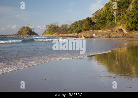 Il Pass, Clarkes Beach, Byron Bay, Nuovo Galles del Sud, Australia Foto Stock