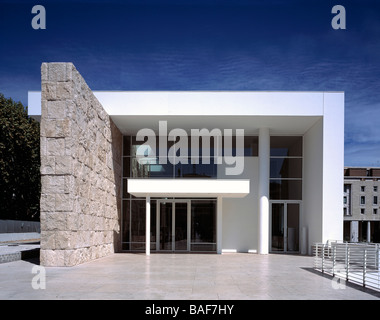 Ara Pacis Augustae, Roma, Italia, Richard Meier e partner, Ara Pacis Augustae complessiva vista esterna. Foto Stock