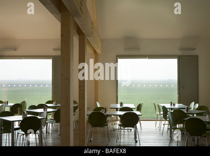 Welney Wildfowl and Wetland Trust, Welney Wisbech, Regno Unito, alleati e Morrison, Welney Wildfowl and wetland trust cafe Foto Stock