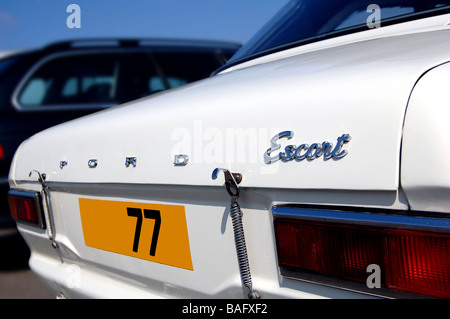 Mk1 Ford Escort prese a Donington Park Elise Trophy il 19 aprile 2009 Foto Stock