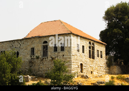 Deserta e casa abbandonati in Libano Medio Oriente Foto Stock