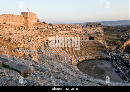 Greco anfiteatro romano Mileto Turchia Foto Stock