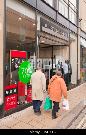 La Austin Reed shop store in York,Yorkshire, Regno Unito Foto Stock