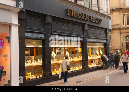 Fraser Hart i gioiellieri shop store in York,Yorkshire, Regno Unito Foto Stock