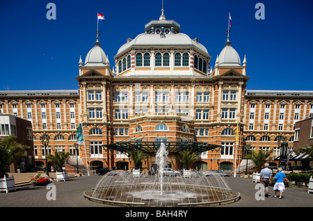 Paesi Bassi Olanda meridionale Provincia, l'Aia, Scheveningen, ingresso al Kurhaus hotel risalente al 1885 Foto Stock