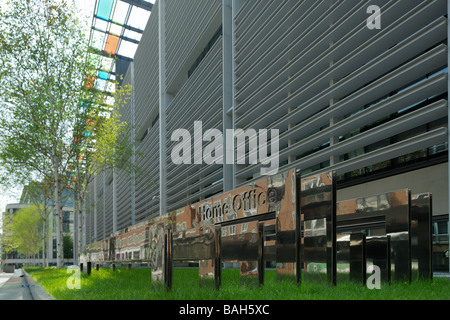 Home Office Marsham Street Westminster Londra Inghilterra REGNO UNITO Foto Stock