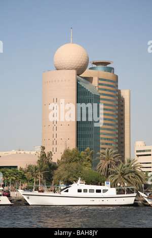 Etisalat Tower 1 Edificio Deira Dubai Creek Foto Stock