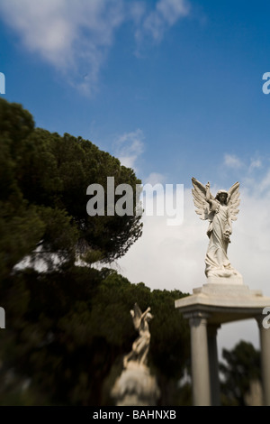 Angelo statua Angelus Rosedale cimitero di Los Angeles in California negli Stati Uniti d'America Foto Stock