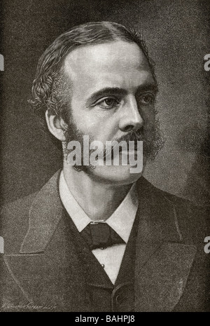 Arthur James Balfour, 1st Conte di Balfour, 1848 - 1930. Politico e statista conservatore britannico. Primo Ministro dell'Inghilterra. Foto Stock