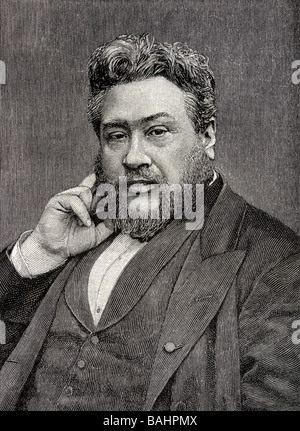 Charles Haddon Spurgeon, 1834 - 1892. Predicatore Battista riformato britannico. Foto Stock