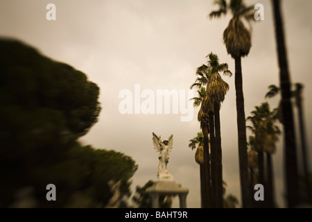 Angelo statua Angelus Rosedale cimitero di Los Angeles in California negli Stati Uniti d'America Foto Stock