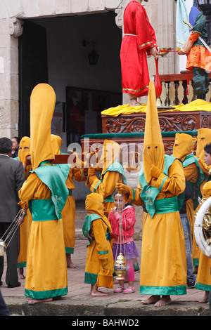 Settimana Santa processione, Tunja, Boyacá, Colombia, Sud America Foto Stock