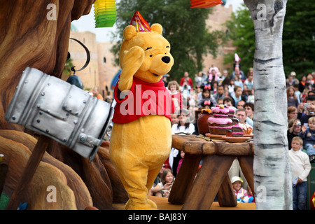 Francia Parigi Euro Disney parco divertimenti di Winnie the Pooh Foto Stock