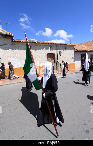 Settimana Santa processione, Tunja, Boyacá, Colombia, Sud America Foto Stock