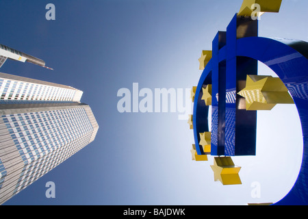 Banca centrale europea Banca centrale europea Foto Stock