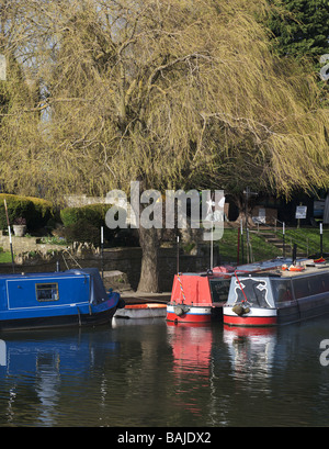 Il fiume Avon bidford on Avon warwickshire Midlands England Regno Unito Foto Stock