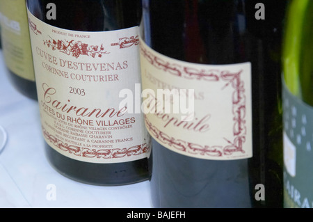 Cairanne domaine rabasse charavin Rhone Francia Foto Stock