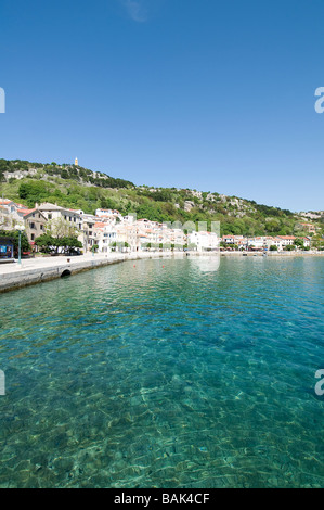 Il porto di Baska Foto Stock