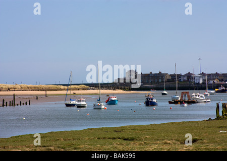Ampio Marina Costa Nord Est Northumberland Foto Stock