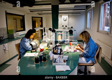 Laboratorio Odontotecnico false denti Foto Stock