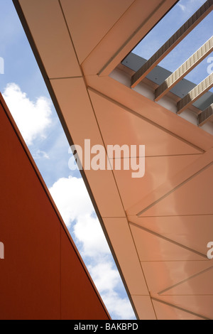 Maggie's Centre di Londra, Regno Unito, Rogers Stirk Harbour + Partners, Maggie's di ingresso al centro. Foto Stock